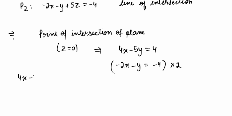 4x-5y-2-4-and-52-2r-y-4are-point-the-planes-not-parallel-so-they-must-intersect-along-a-line-that-is-common-to-both-of-them-the-vector-parametric-equation-for-this-line-is-rt-04278