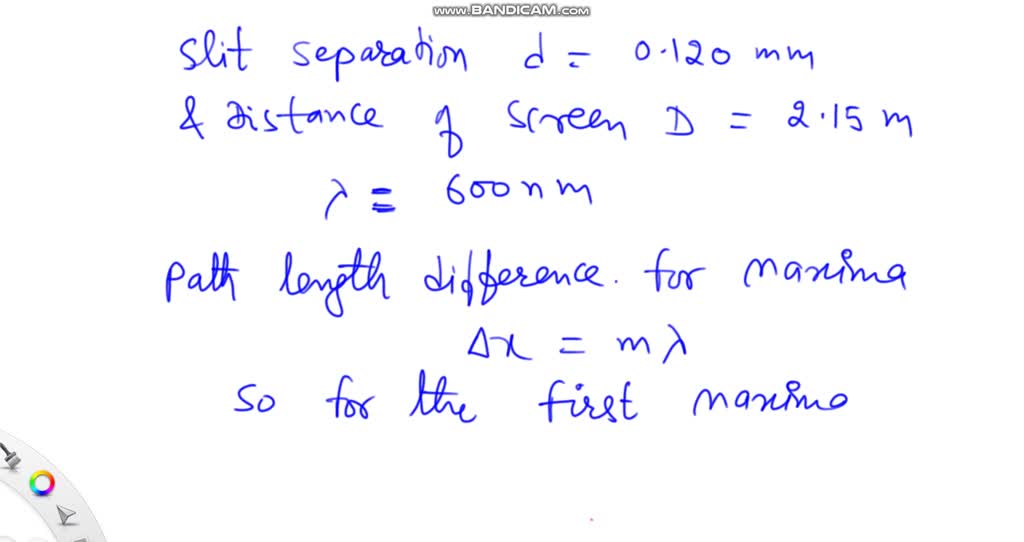 SOLVED '2. Coherent; monochromatic light of wavelength 600 nm is