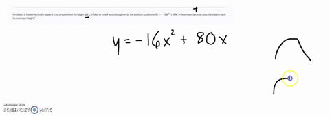 an-object-is-tossed-vertically-upward-from-ground-level-its-height-st-in-feet-at-time-t-seconds-is-g-89242