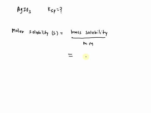the-mass-solubility-of-barium-sulfate-agio3-molar-mass-283-gmol-is-0098-gl-at-25-c-what-is-the-value-of-the-solubility-product-constant-k-sp-74651
