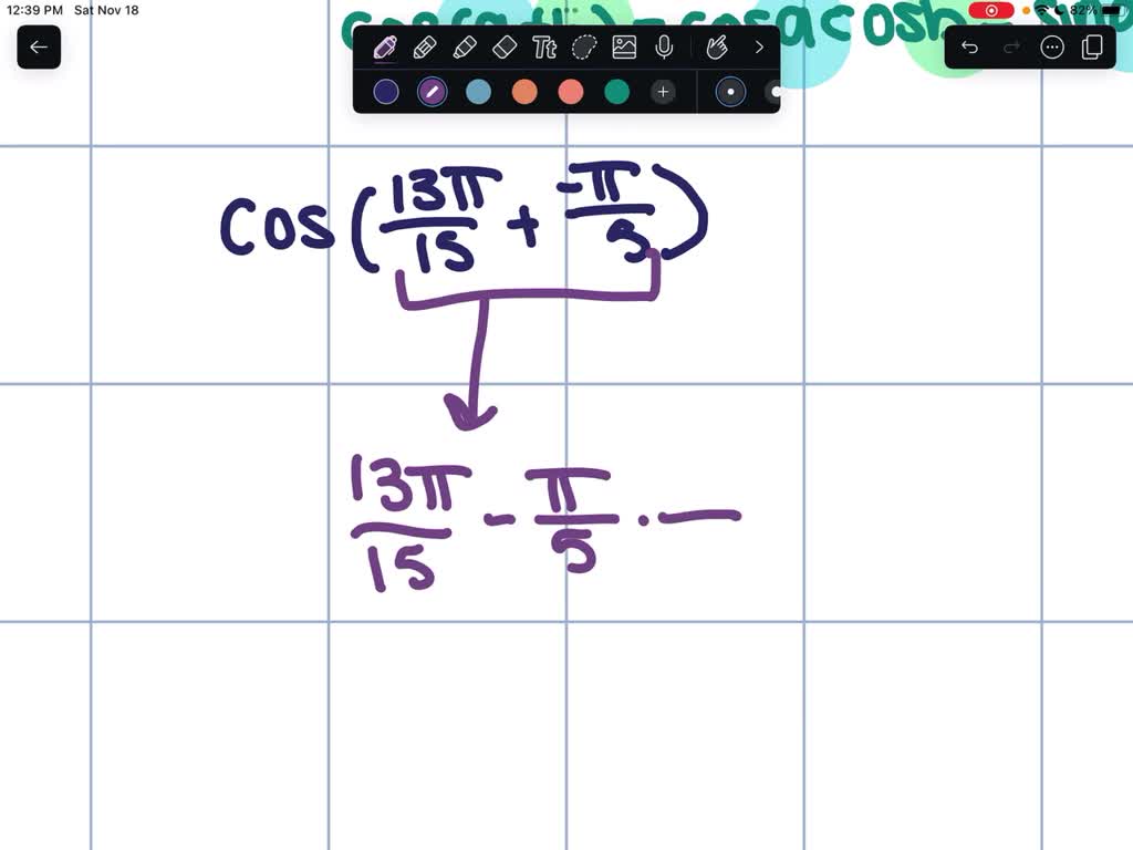 Solved use an addition or subtraction formula to write the expression