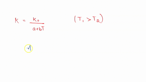 a-rod-of-length-i-laterally-thermally-insulated-of-the-uniform-cross-sectional-area-a-consists-of-a-material-whose-thermal-conductivity-varies-with-temperature-as-kkabt-where-ko-a-and-b-are-constants-