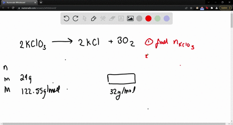 given-the-following-equation-2kclo3-2kcl3o2-how-many-grams-of-o2-can-be-produced-by-letting-24g-of-kclo3-react-34585