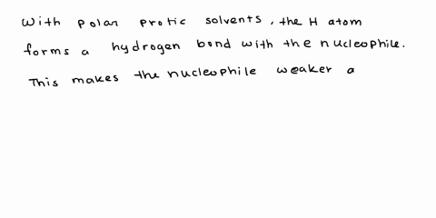 which-of-the-following-statements-are-correct-a-polar-aprotic-solvents-eg-meoh-etoh-form-h-bonding-to-the-nucleophile-and-stabilize-it-thus-rate-of-sn2-reaction-is-decreased-b-polar-aprotic-68793