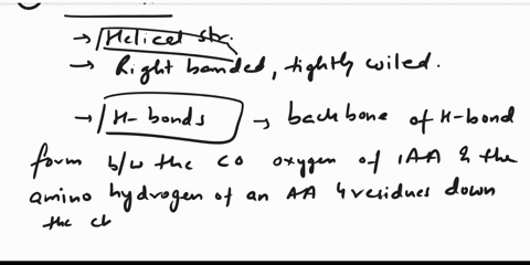 what-are-the-salient-features-of-secondary-structure-of-proteins-23587