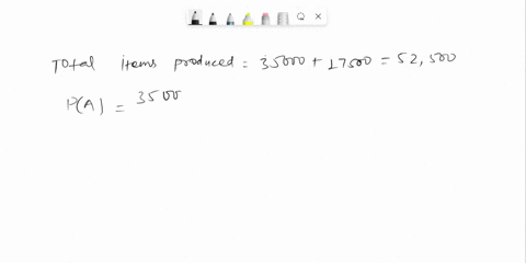 a-factory-has-two-production-lines-a-and-b-production-line-a-works-7-days-a-week-production-line-b-works-only-5-days-a-week-production-line-a-produces-5000-items-each-day-where-88-of-the-pro-31979