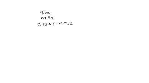 a-student-was-asked-to-find-a-90-confidence-interval-for-the-population-proportion-of-students-who-take-notes-using-data-from-a-random-sample-of-size-n-84-which-of-the-following-is-a-correct-20747