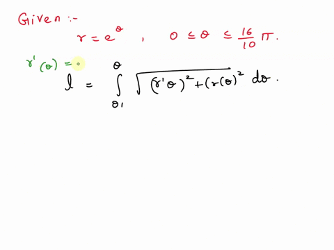 find-the-length-of-the-equiangular-spiral-r-etheta-for-0-theta-1610pi-33887