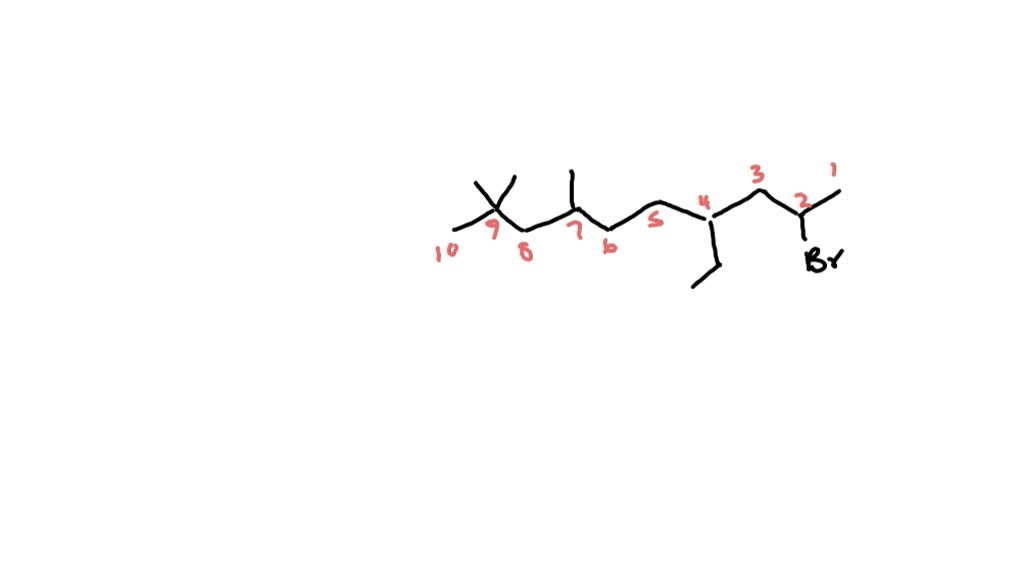 SOLVED: Give the IUPAC name of the compound below: a. 1-Bromo-1,6,8 ...