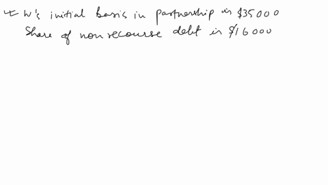 1-on-january-1-year-1-w-invested-15000-cash-and-contributed-property-with-an-adjusted-basis-of-5000-and-a-fair-market-value-of-20000-in-exchange-for-a-10-interest-in-a-limited-partnership-on-06215