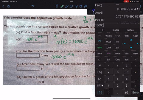 this-exercise-uses-the-population-growth-model-the-fox-population-in-a-certain-region-has-a-relative-growth-rate-of-9-per-year-itlis-estimated-that-the-population-in-2013-was-16000-a-find-a-55578