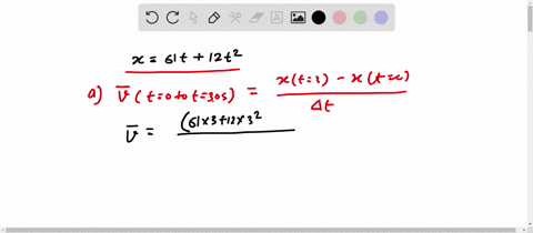 a-proton-moves-along-the-x-axis-according-to-the-equation-x-61-t-12-t2-where-x-is-in-meters-and-t-is-in-seconds-calculate-a-the-average-velocity-of-the-proton-during-the-first-30-s-of-its-mo-01644