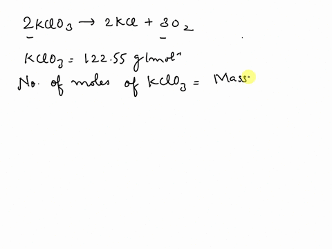 when-potassium-chlorate-is-heated-it-decomposes-to-potassium-chloride-and-oxygen-gas-write-a-balanced-chemical-equation-calculate-the-mass-of-oxygen-gas-produced-by-025kg-of-potassium-chlora-32075