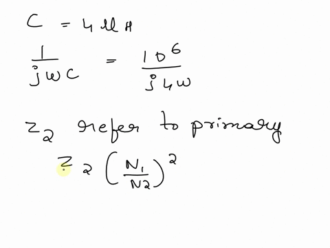 question-7-an-ideal-transformer-circuit-is-shown-in-figure-7-where-v-t-is-the-input-voltage-sourcer-250-qr125-ql-25-mh-c4-uf-and-n-005-n-find-the-frequency-dependent-input-impedance-of-the-c-94756