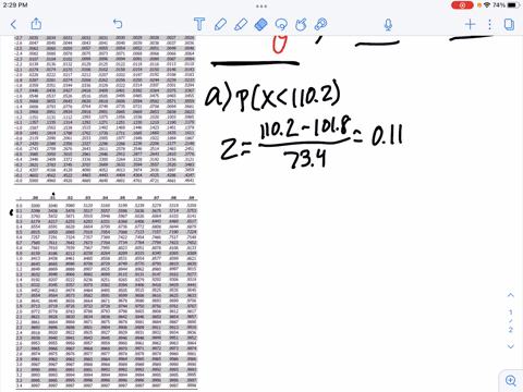 a-population-of-values-has-normal-distribution-with-p-1018-and-110-is-drawn-734-random-sample-of-size-find-the-probability-that-a-single-randomly-selected-value-is-less-than-102-round-your-a-40353