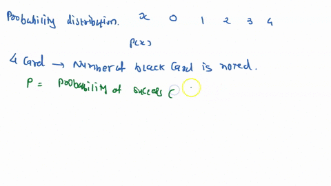 for-the-experiment-described-below-let-x-determine-a-random-variable-and-use-your-knowledge-of-probability-to-prepare-probability-distribution_-four-cards-are-drawn-with-replacement-and-the-76679