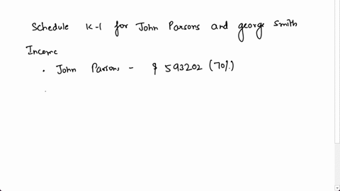john-parsons-123-45-6781-and-george-smith-123-45-6782-are-70-and-30-owners-respectively-of-premium-inc-11-1111111-a-candy-company-located-at-1005-16th-street-cut-and-shoot-tx-77303-the-compa-49907
