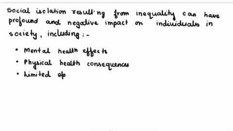 explain-how-social-isolation-as-a-result-of-inequality-can-impact-on-individuals-in-society