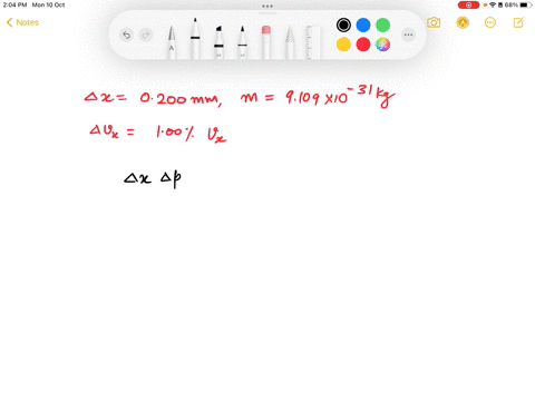 the-x-coordinate-of-an-electron-is-measured-with-an-uncertainty-of-0200-mm__-what-is-vx-the-x-component-of-the-electrons-velocity-if-the-minimum-percentage-uncertainty-in-a-simultaneous-meas-49615