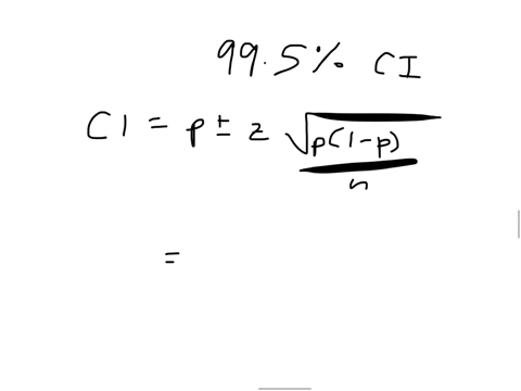 assume-that-a-sample-is-used-to-estimate-a-population-proportion-p-find-the-995-confidence-interval-for-a-sample-of-size-202-with-97-successes-enter-your-answer-as-a-tri-linear-inequality-using-deci-2