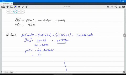 calculate-the-ph-during-the-titration-of-3000-ml-of-01000-m-koh-with-01000-m-hbr-solution-after-the-following-additions-of-acid-a-400-ml-ph-b-2950-ml-ph-c-3500-ml-ph-80203