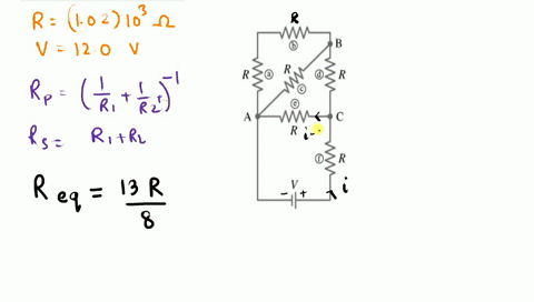 calculate-the-current-through-each-resistor-in-the-figure-if-each-resistance-r-102-ko-and-v-120-v-figure-1-figure-1-of-1-r-r-r-a-r-r-60015