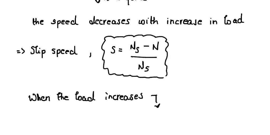 SOLVED An induction motor operates at rated load, suddenly the load on