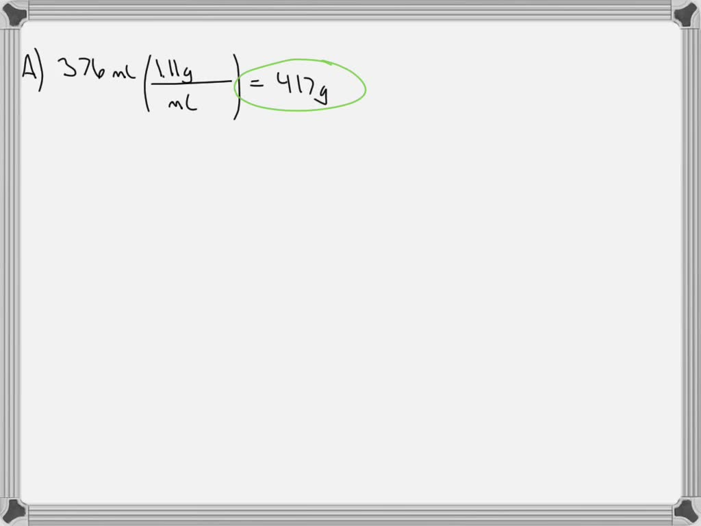 Ethylene glycol (antifreeze) has a density of 1.11 g/cm3. Express your