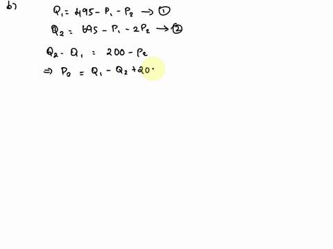 a-firm-is-the-sole-producer-of-two-goods-labelled-1-and-2the-demand-functions-are-given-by-q1495-p1-p2-q695-p-2p2-where-qi-and-pidenote-the-quantity-demanded-and-price-of-good-irespectively-15492