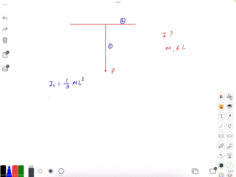 2. Determine all inertia components of the uniform, slender...