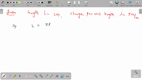 a-uniformly-charged-rod-length-20-m-charge-per-unit-length-50ncm-is-bent-to-form-one-quadrant-of-a-circle-what-is-the-magnitude-of-the-electric-field-at-the-center-of-the-circle-answer-50-nj-93996