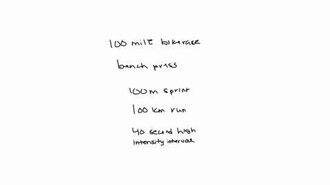 match-the-following-activities-with-the-primary-energy-system-that-is-likely-to-support-the-activity-question-109-options-1-100-mile-bike-race-aerobic-metabolism-2-1rm-1-rep-maximum-bench-pr-61269