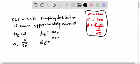 the-distribution-of-weekly-salaries-at-a-large-company-is-right-skewed-with-a-mean-of-1000-and-a-standard-deviation-of-350-a-determine-the-sampling-distribution-of-the-mean-salary-for-sample-27404