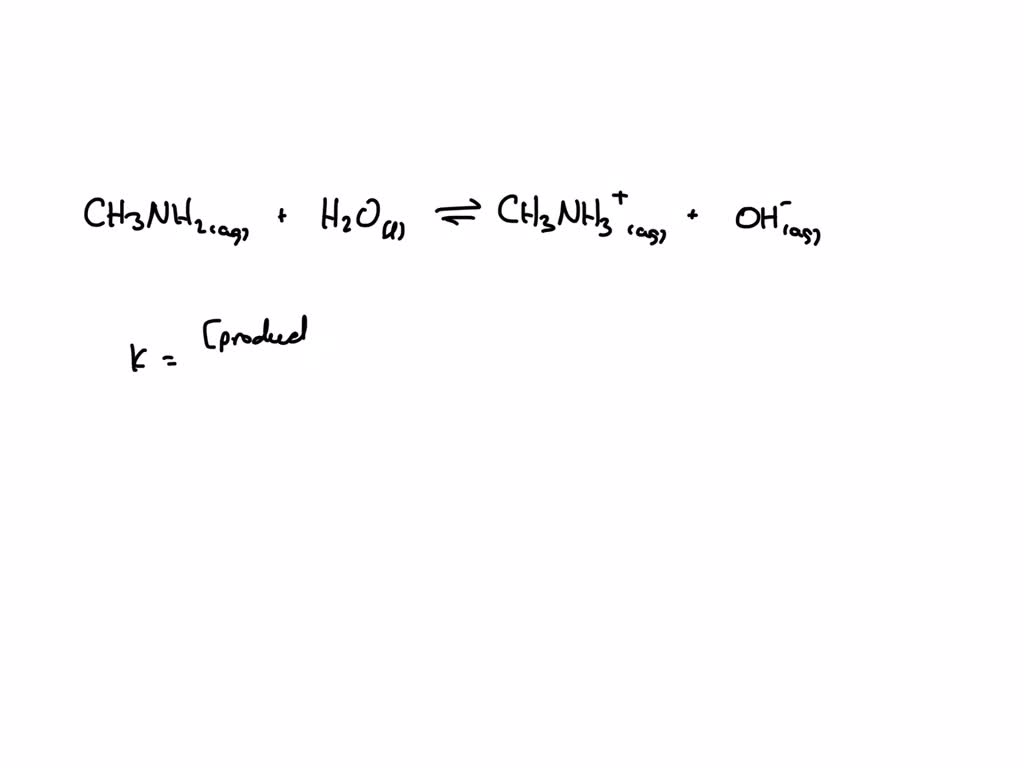 SOLVED: Write the equilibrium constant expression, K, for the following ...