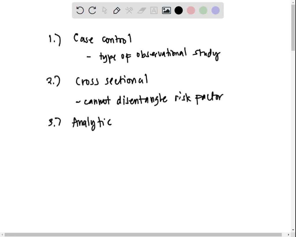 SOLVED Which study design is best to determine the risk factor for