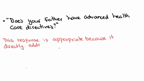 a-nurse-is-caring-for-a-client-who-is-unresponsive-following-a-car-crash-the-clients-son-states-that-he-does-not-want-any-heroic-measures-performed-which-of-the-following-responses-by-the-nurse-is-app