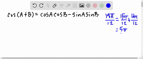 use-an-appropriate-identity-to-find-the-exact-value-of-the-expression-19r-cos-12-08134