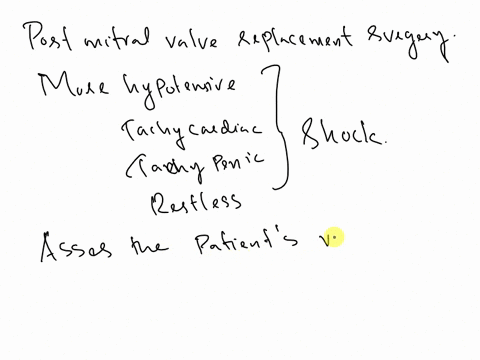 a-patient-who-is-48-hours-post-mitral-valve-replacement-surgery-has-become-progressively-more-hypotensivetachycardictachypneicand-restless-over-the-past-several-hours-you-suspect-that-the-pa-23892