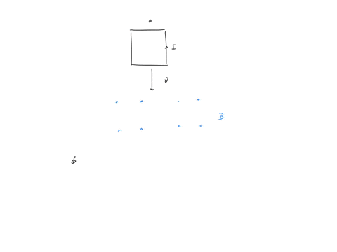 a-square-conducing-loop-with-sides-of-length-a-and-total-electrical-resistance-r-is-moved-at-constant-speed-v-toward-a-region-with-uniform-magnetic-flux-density-b-out-of-the-page-as-shown-in-88141