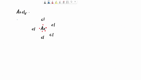 The arsenic atom in ascl3 would be expected to have a 3...