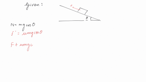 a-box-of-mass-8-kg-is-placed-on-a-rough-inclined-plane-of-inclination-q-its-downward-motion-can-be-prevented-by-applying-an-upward-pull-f-and-it-can-be-made-to-slide-upwards-by-applying-a-force-2f-the