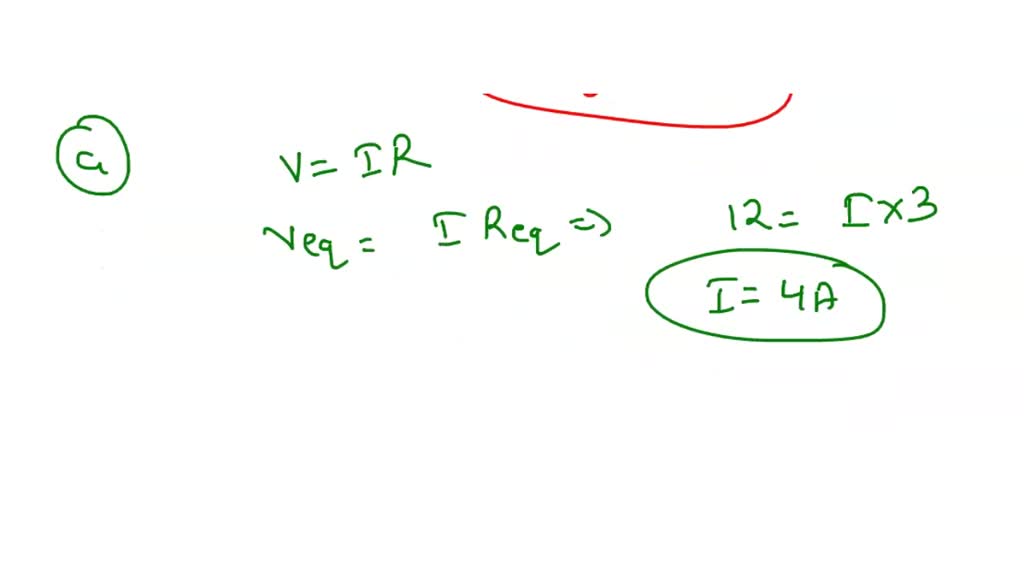 SOLVED What is the current measured by ammeter A?