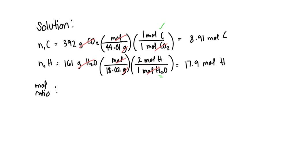 Combustion analysis of a 125 g sample of an unknown compound produces ...