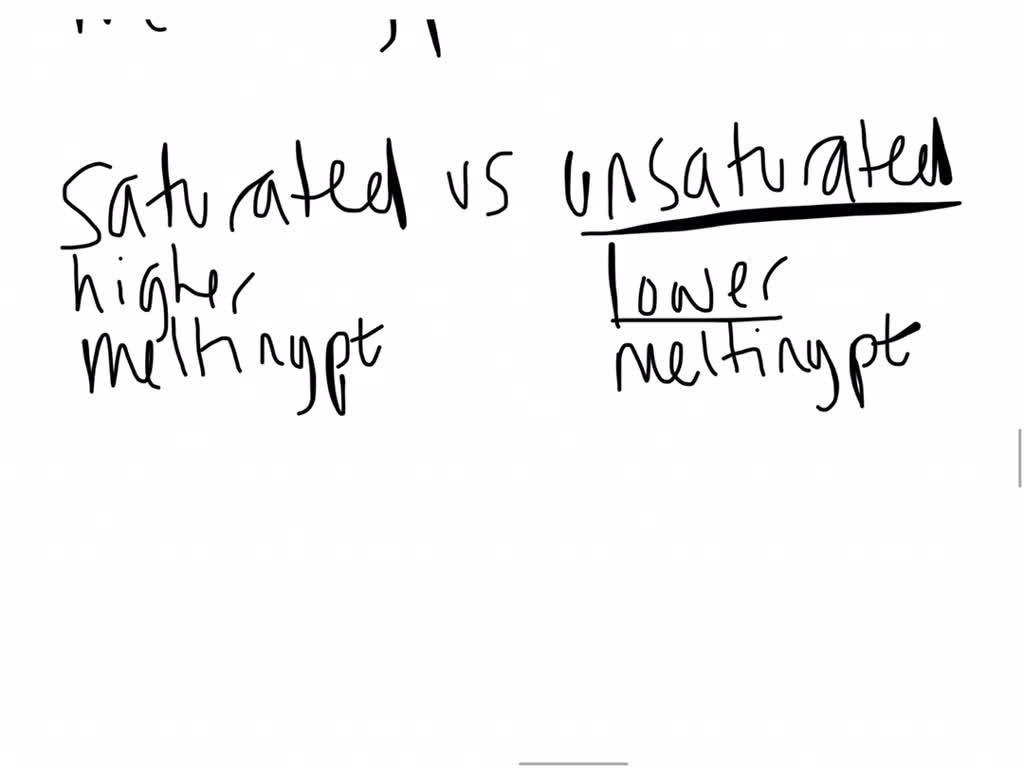 SOLVED Rank these fatty acids from highest melting point to lowest