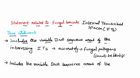 dna-sequences-called-interspaced-transcribed-spacer-regions-its-are-used-to-accurately-identified-fungi-select-one-a-true-b-false-09735