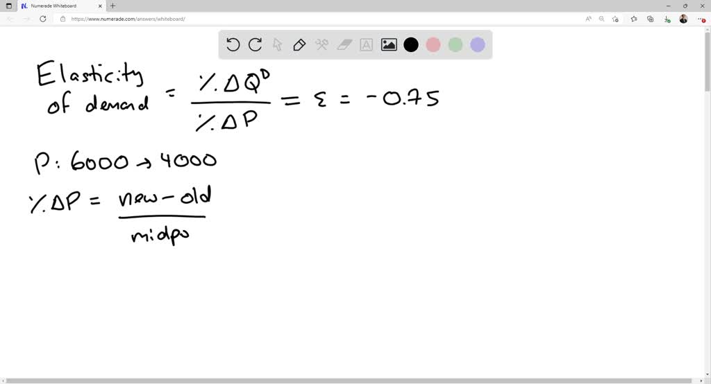 SOLVED If the price elasticity of demand for used cars priced