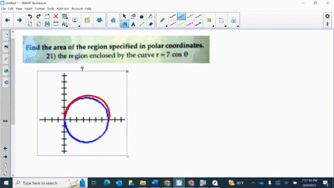 find-the-area-of-the-region-specified-in-polar-coordinates-21-the-region-enclosed-by-the-curve-r-7-cos-0-15282