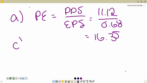 hw-score-0r-0-of-11-points-part-1-et-3-pointse-0-ef-1-save-recall-that-the-pe-ratio-is-the-ratis-of-the-price-per-share-to-the-eamings-per-share-including-earnings-from-the-past-4-quarters-compute-the