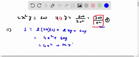 figure-shows-a-closed-rectangular-box-the-length-of-the-box-is-twice-of-its-width-given-the-total-volume-of-the-box-is-600-cm-23-figure-express-y-in-terms-of-x-show-that-the-surface-area-of-50596