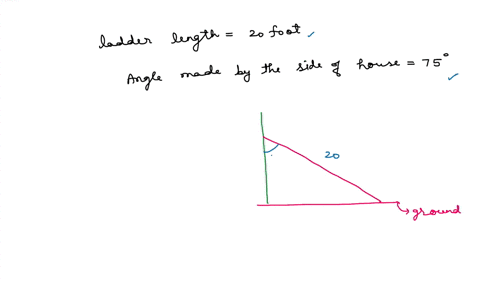 length-a-20-foot-ladder-leaning-against-the-side-of-a-house-makes-a-75circ-angle-with-the-ground-see-43043